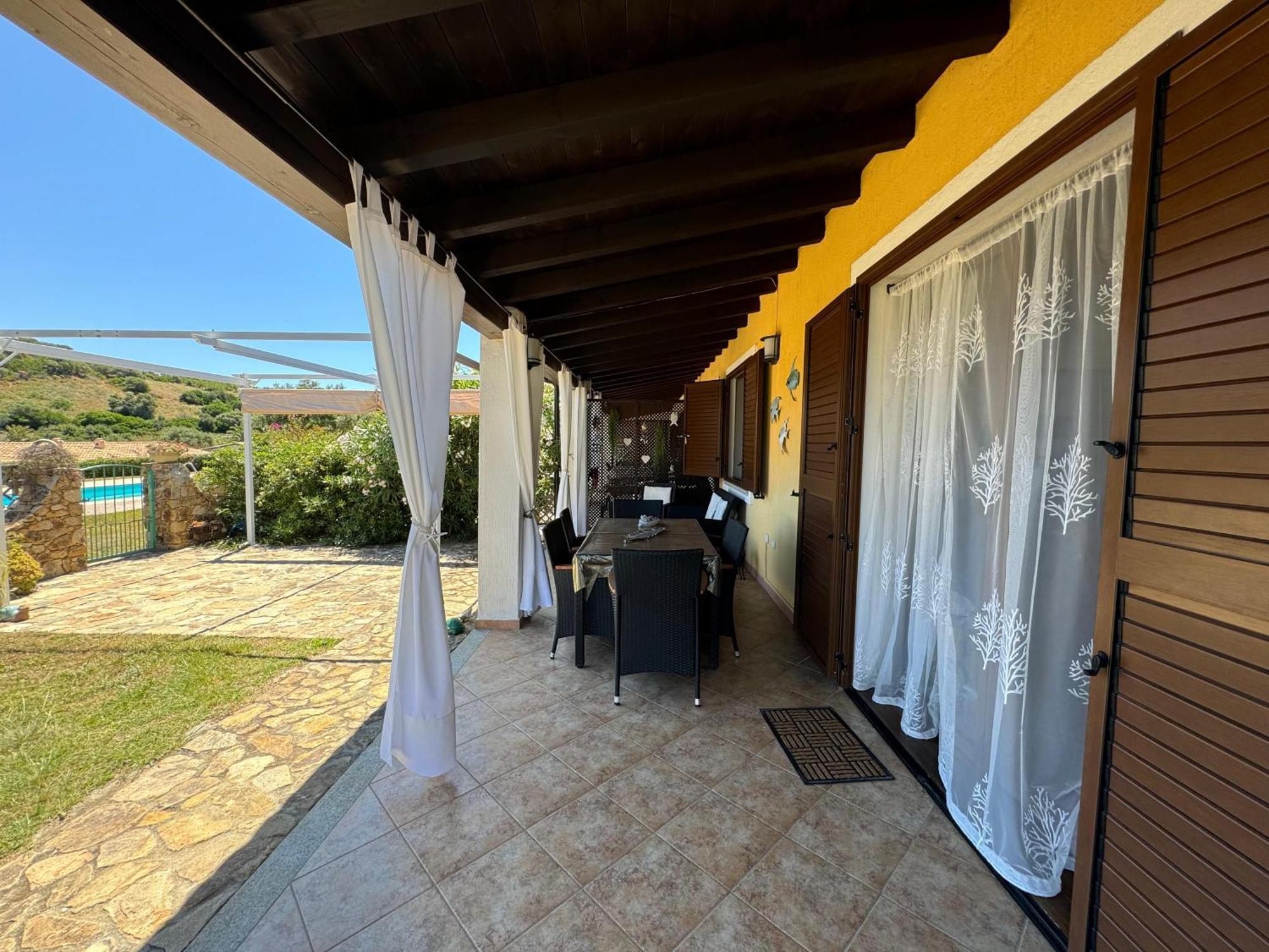 Casa Vacanze Con Piscina E Vista Mare Esclusiva Per Coppie E Famiglie, Relax E Tranquillita แตร์เตนิอา ภายนอก รูปภาพ